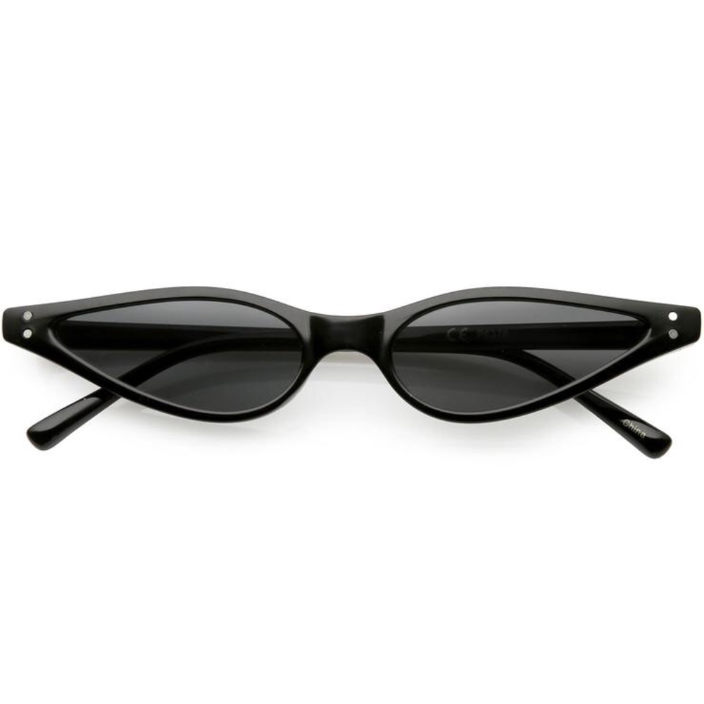 Thin cat eye sunglasses